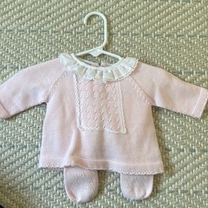 Papa London Pink Set in Size 1 month